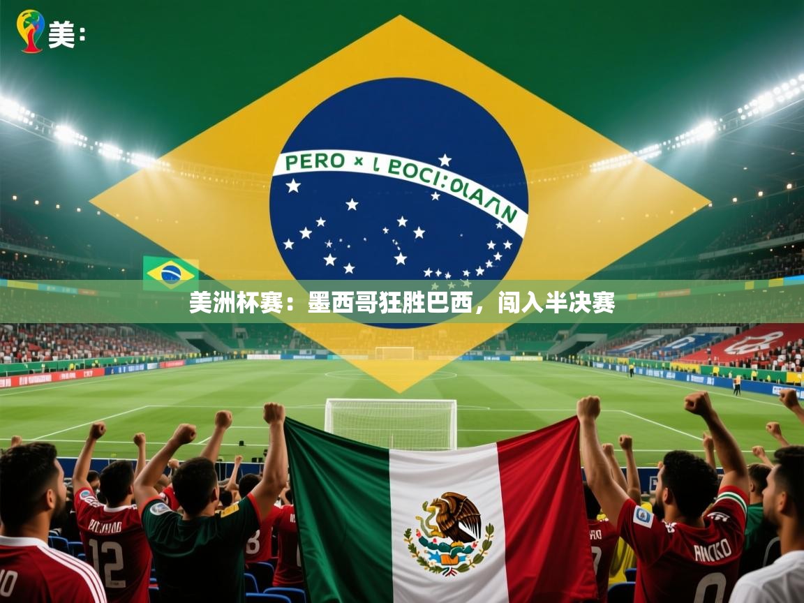 美洲杯赛：墨西哥狂胜巴西，闯入半决赛